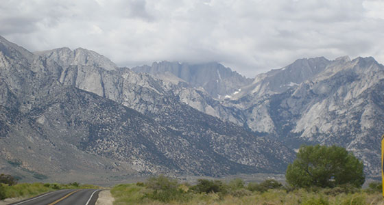 Mt Whitney in Snow